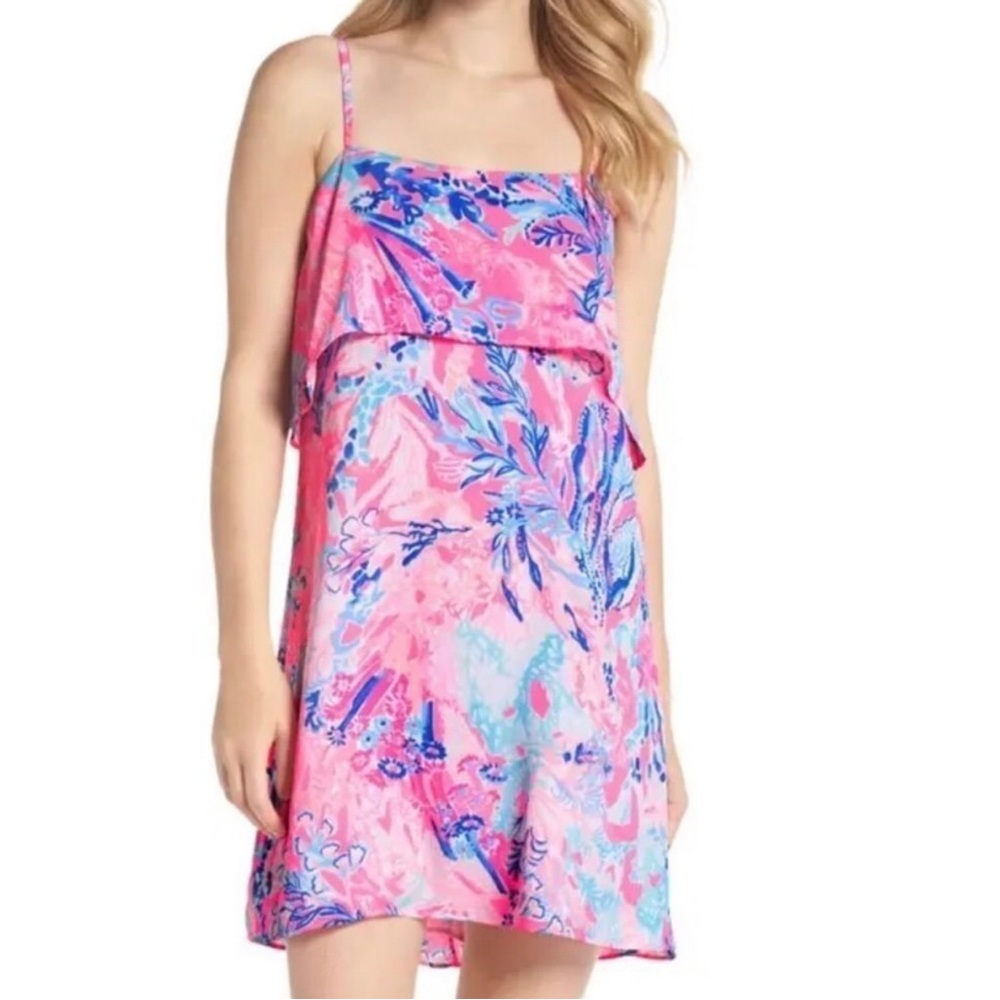 Lilly Pulitzer Lexi Dress Aquadesiac Light Pascha Pink XS